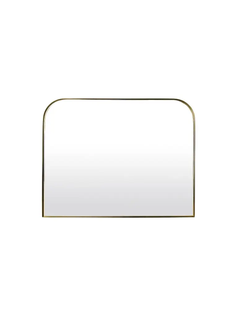 Vico Mirror in Antique brass large