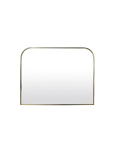 Vico Mirror in Antique brass large